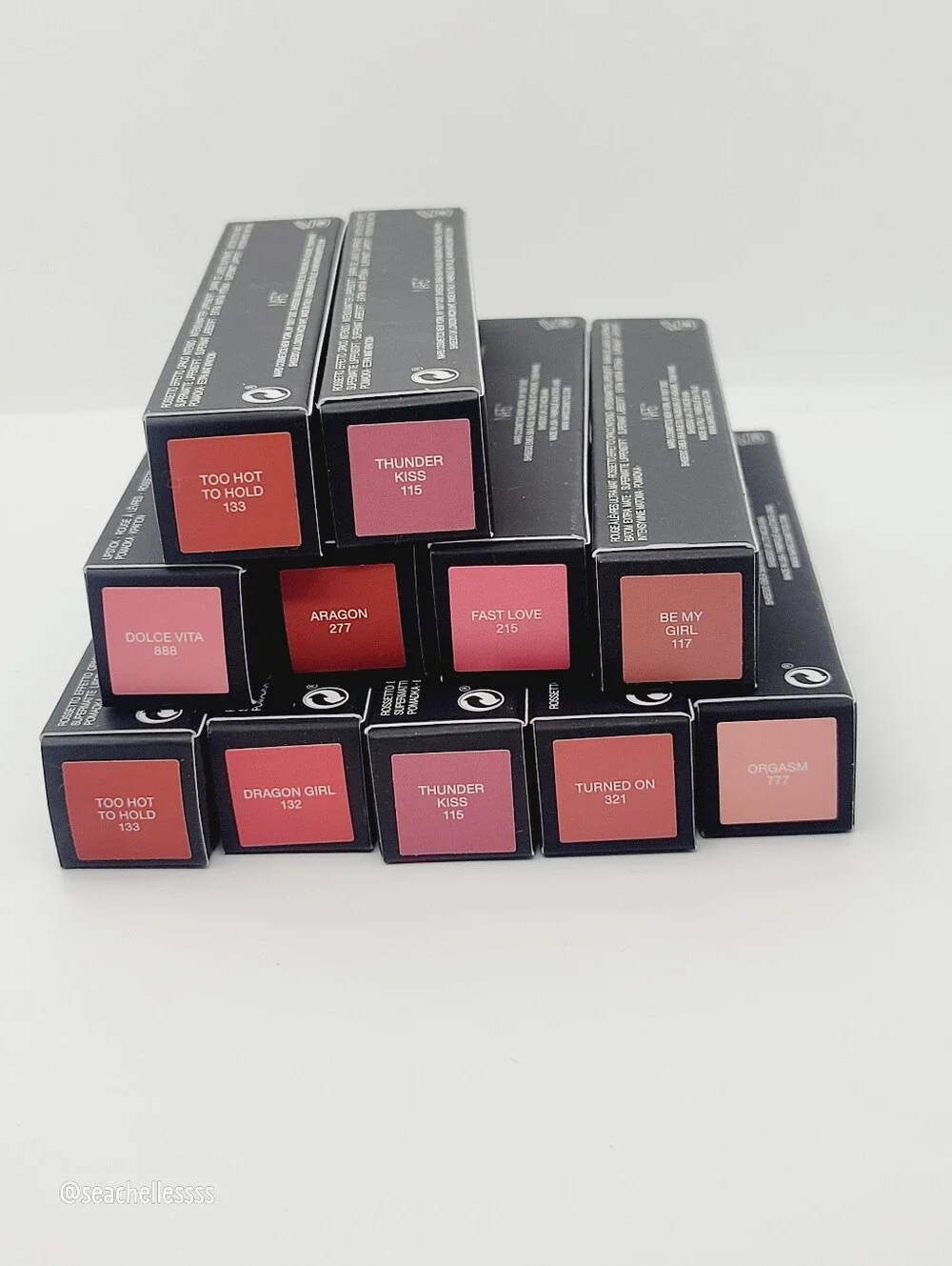 Nars Afterglow Sensual Shine Hydrating Lipstick Orgasm Peach Pink Brand New